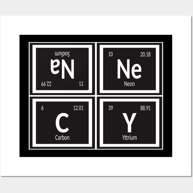 Annecy City Table of Elements Wall Art by Maozva-DSGN